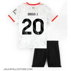 Liverpool Diogo Jota #20 Kolmaspaita Lapsille 2024-25 Lyhythihainen (+ shortsit)